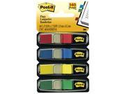 Post it Flags Small Page Flags in Dispensers Four Colors 35 Color 4 Dispensers Pack