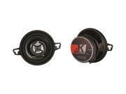 Kicker 11KS35 3 1 2 KS Series 3 Way Coaxial Speakers Pair Black