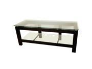 Plateau SL 2V 64 B 64 Television Stand with Clear Glass Black Satin