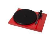 PRO JECT Debut Carbon DC Turntable With Ortofon 2M Red Cartridge Red