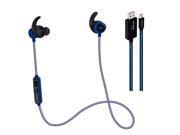 JBL Reflect Aware In Ear Sports Headphones with Noise Cancellation and Adaptive Noise Blue and Pipeline Photon Lighted