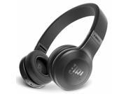 JBL E45BT Wireless On Ear Headphones with One Button Remote and Mic Black