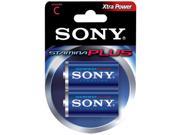 SONY S AM2B2A STAMINA R PLUS Alkaline Batteries C; 2 pk