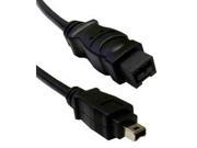 Firewire 400 9 Pin to 4 Pin cable Black IEEE 1394a 15 foot