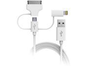 DIGIPOWER SP 3N1 Charge Sync 3 in 1 Lightning R Cable 5ft