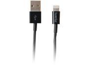 IWERKZ 44622 Charge Sync Lightning R to USB Cable 4ft Black