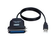 6 USB to IEEE1284 Parallel Printer Bi directional Cable