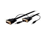 Comprehensive Standard Series 28 AWG DVI D Dual Link with Audio Cable 10ft DVI Mini phone for Vide