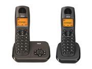 RCA 2162 2BKGA Element Series DECT 6.0 Cordless Phone with Caller ID Digital Answering System 2 Handset System