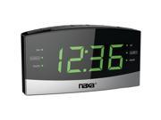 NAXA NRC 181 Bluetooth R Easy Read Dual Alarm Clock with Daily Repeat