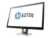 HP E272q 27 Black Professional Quad HD IPS Monitor 2560 x 1440 with 7ms Response Time and 60 Hz Refresh Rate 16 9 Tilt Swivel Adjustment VGA HDMI Displa
