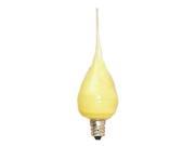 Vickie Jean s Creations 010023 Yellow Candelabra Screw Base Light Bulb
