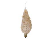 Vickie Jean s Creations 0100278 Cappuccino Large Flicker Candelabra Screw Base Light Bulb
