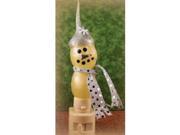 Vickie Jean s Creations 01412055 Glitzy Silver Snowman Stacker Candelabra Screw Base Light Bulb