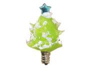 Vickie Jean s Creations 0141222 Lime Green Tree Candelabra Screw Base Light Bulb