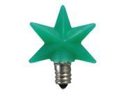 Vickie Jean s Creations 010154 Medium Green Star Candelabra Screw Base Light Bulb