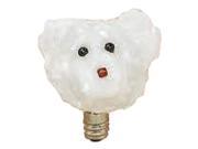 Vickie Jean s Creations 0142511 White Bear Candelabra Screw Base Light Bulb