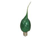 Vickie Jean s Creations 014407 Green Shimmer Candelabra Screw Base Light Bulb