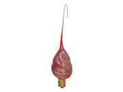 Vickie Jean s Creations 014408 Red Silver Shimmer Candelabra Screw Base Light Bulb