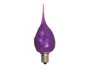 Vickie Jean s Creations 014413 Purple Shimmer Candelabra Screw Base Light Bulb