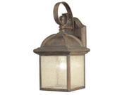 Westinghouse 69395 1 Light Textured Rust Patina Wall Light Fixture