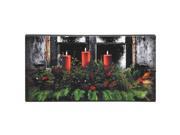 Ohio Wholesale 46638 16 x 8 x .75 Pine Window Box Battery Operated LED Lighted Canvas Batteries Not Included
