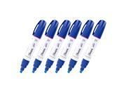Sharpie Oil Based Art Paint Markers Bold Point Blue Ink Pack of 6