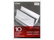 Mead Black Carbon Mill Finish Paper 8 1 2 x 11 10 Sheets Pack 12 Packs