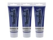 Thornton s Art Supply Acrylic Paint Tube 75ml 2.54oz Pack of 3 Ultramarine Blue