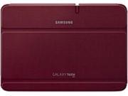 Samsung EFC 1G2NRECXAR Carrying Case Book Fold for 10.1 Tablet Garnet Red Bump Resistant Scratch Resistant