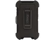 OtterBox Defender Carrying Case Holster for Smartphone Black Drop Resistant Bump Resistant Shock Resistant Scratch Resistant Smudge Resistant Silico