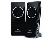 Merkury Innovations M SPW510 Amplified Stereo Speaker Black