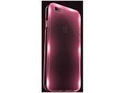 MOTA MT I6PLED PK iPhone 6 Plus LED Flashing Case Pink iPhone Pink Transparent Sleek Texture