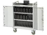 Bretford NETBOOK36 D 36 Unit Intelligent Netbook Cart Push Handle Handle 4 Casters Steel 33 Width x 28.5 Depth x 45 Height