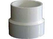 Genova Products 71544 4 inch Sch. 40 PVC DWV Sewer Pipe Adapter Couplings