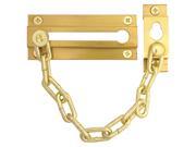 Ultra 60891 Chain Door Guard Brass Plated