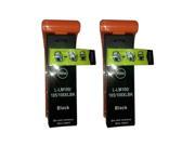 Superb Choice® Compatible ink Cartridge for LEXMARK 100 100XLA 108 108XLA 105 Pack of 2 Black use in LEXMARK Platinum Pro905 Prestige Pro805 Prevail Pro705