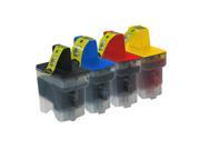 Superb Choice® Compatible ink Cartridge for Brother LC41 Black Cyan Magenta Yellow