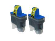 Superb Choice® Compatible ink Cartridge for Brother DCP 110C 115C 117C 120C Printer Pack of 2 Cyan