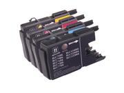 Superb Choice® Compatible ink Cartridge for Brother MFC J5910CDW Black Cyan Magenta Yellow