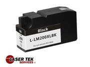 Laser Tek Services® Black Remanufactured Replacement Ink Cartridge for the Lexmark 200XL T200XL120