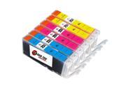 Laser Tek Services® 6 Pack of Canon compatible PGI 250 and CLI 251 inks. 2C 2M 2Y