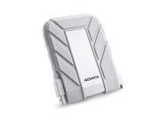 2TB AData DashDrive Durable HD710A USB3.0 Portable Hard Drive For Apple Mac White