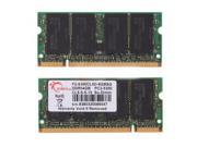 G.SKILL 8GB 2 x 4GB DDR2 667MHz PC2 5300 200 Pin Laptop Memory Model F2 5300CL5D 8GBSQ