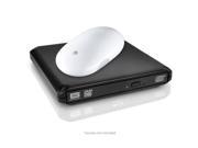 OWC Slim USB 2.0 Portable Tray Loading 8X DVD DL CD Reader Writer Player w Mac Software Bundle Model OWCMRSSDSDT8X