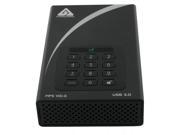 APRICORN ADT 3PL256F 4000 4TB AEGIS PADLOCK DT SECURE USB 3.0 256BIT AES HW ENCRYPT FIPS