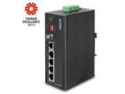 PLANET IVC 2004PT 4 Port 10 100Base TX with PoE 1 Port BNC RJ 11 Industrial Ethernet Extender