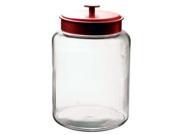 ANCHOR HOCKING 95551 2.5 Gallon Montana Jar with Red Lid. Clear