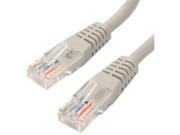 4XEM 4XC6PATCH1GR 1FT Cat6 Molded RJ45 UTP Ethernet Patch Cable Gray