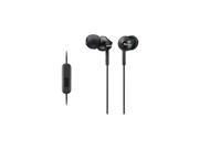 SONY MDREX110AP B Sony MDR EX110AP B EX Series headphones with mic in ear black